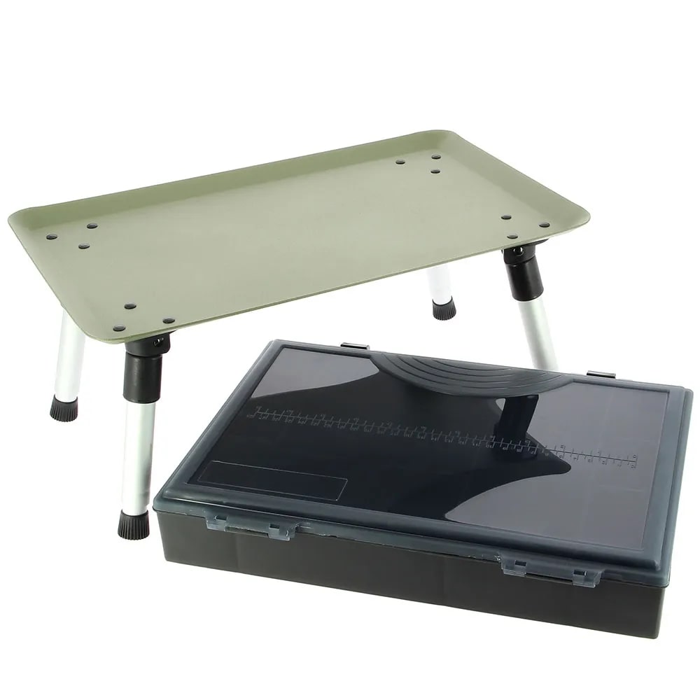 System skrzynek NGT z wyposażeniem i wbudowanym stołem biwakowym