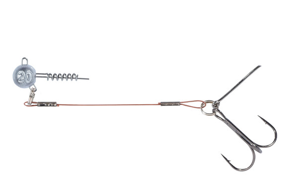 Balzer Pike Rig + Screw Jighead 6,5cm