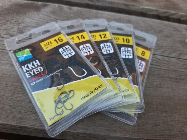 Preston KKH Barbed Hooks, 10 sztuk!