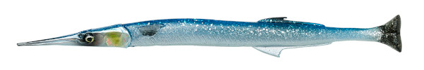 Savage Gear 3D Line Thru Needlefish Pulsetail 2+1 30cm 66g - Blue
