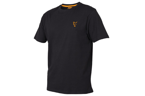 Fox Collection Black Orange T- Shirt