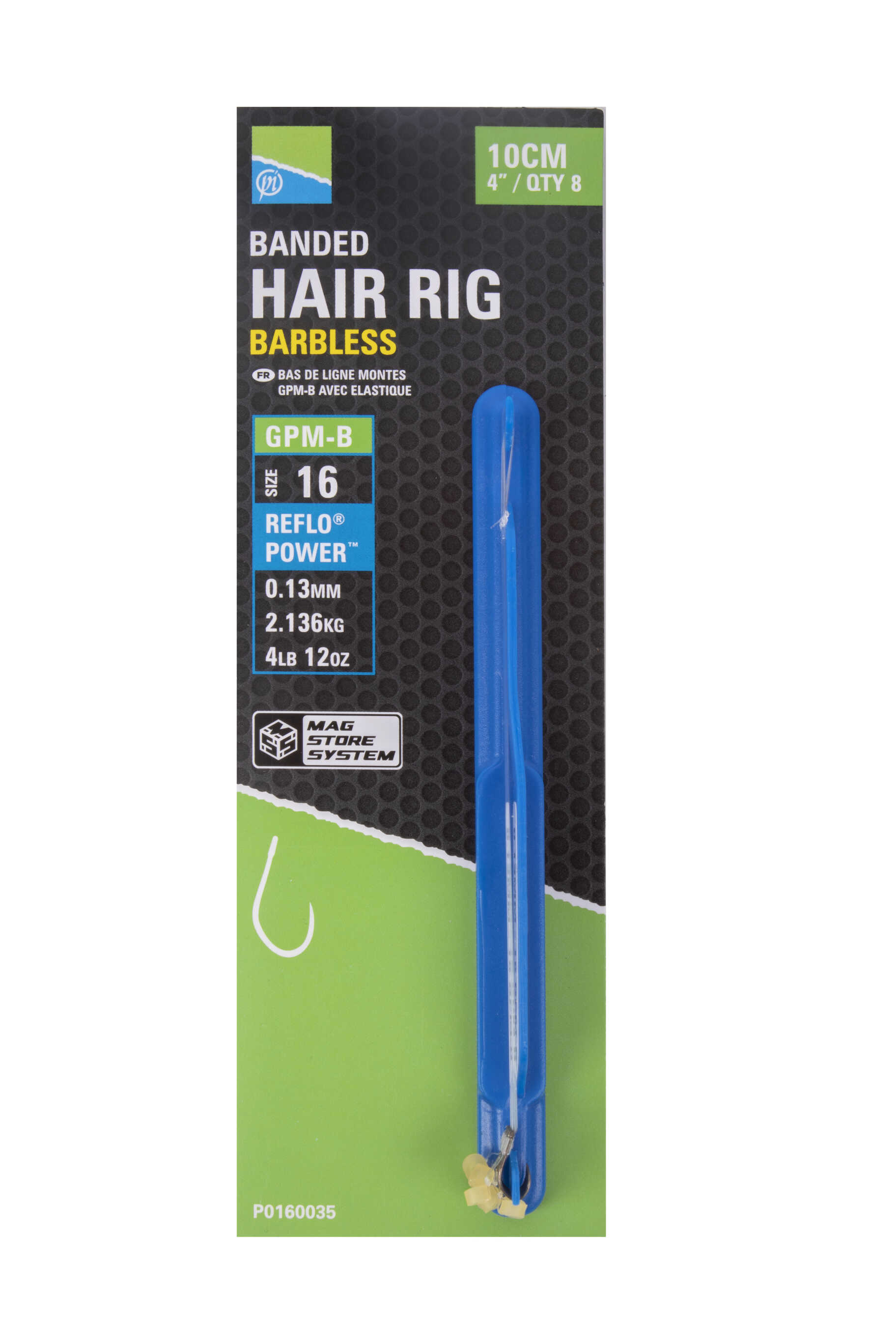 Preston GPM-B Banded Hair Rigs 10cm (8 sztuk)