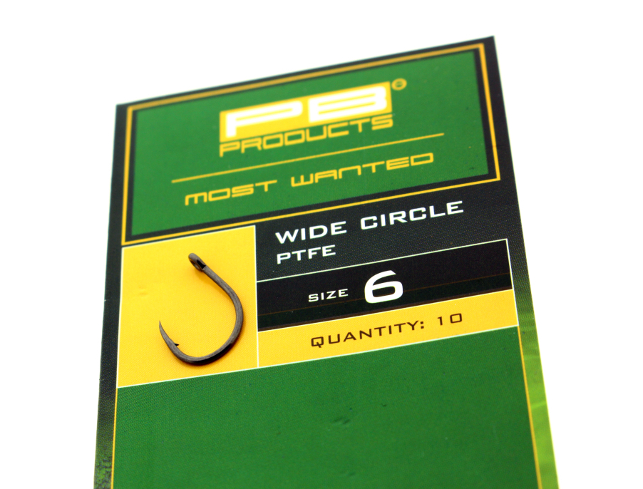 Haczyki Karpiowe PB Products Wide Circle Hook PTFE (10 sztuk)