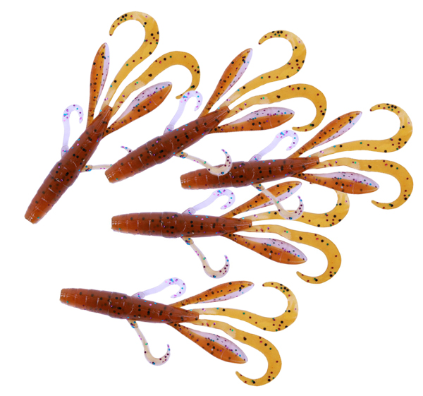 Big Perch Softbait Pack (51 sztuk!) - Ultimate creature cray Bluestars 9.5cm 5pcs