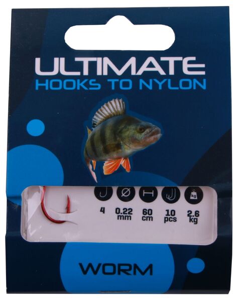 Przypony Ultimate Worm 10 sztuk