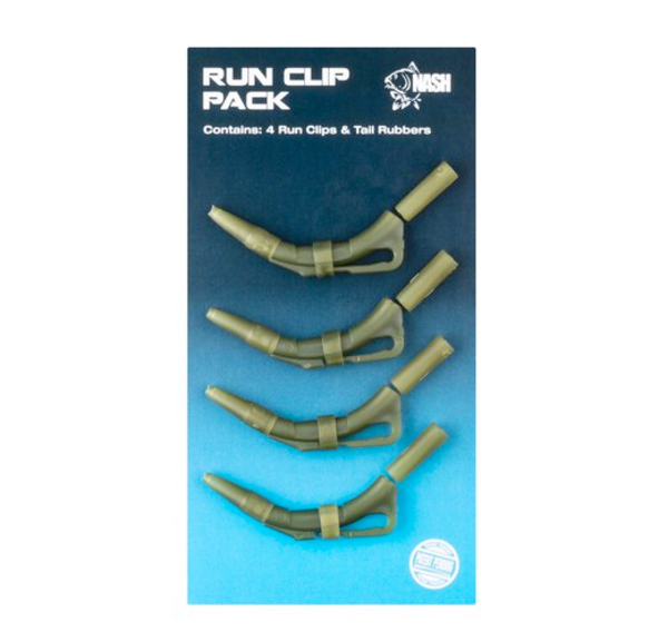 Nash Run Lead Clip Pack - Camou Green