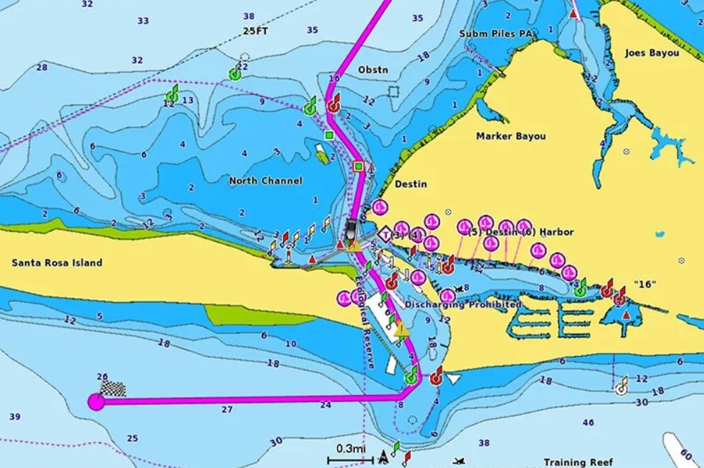 Mapy Wodne Navionics Vision+ Benelux i Niemcy Zachodnie