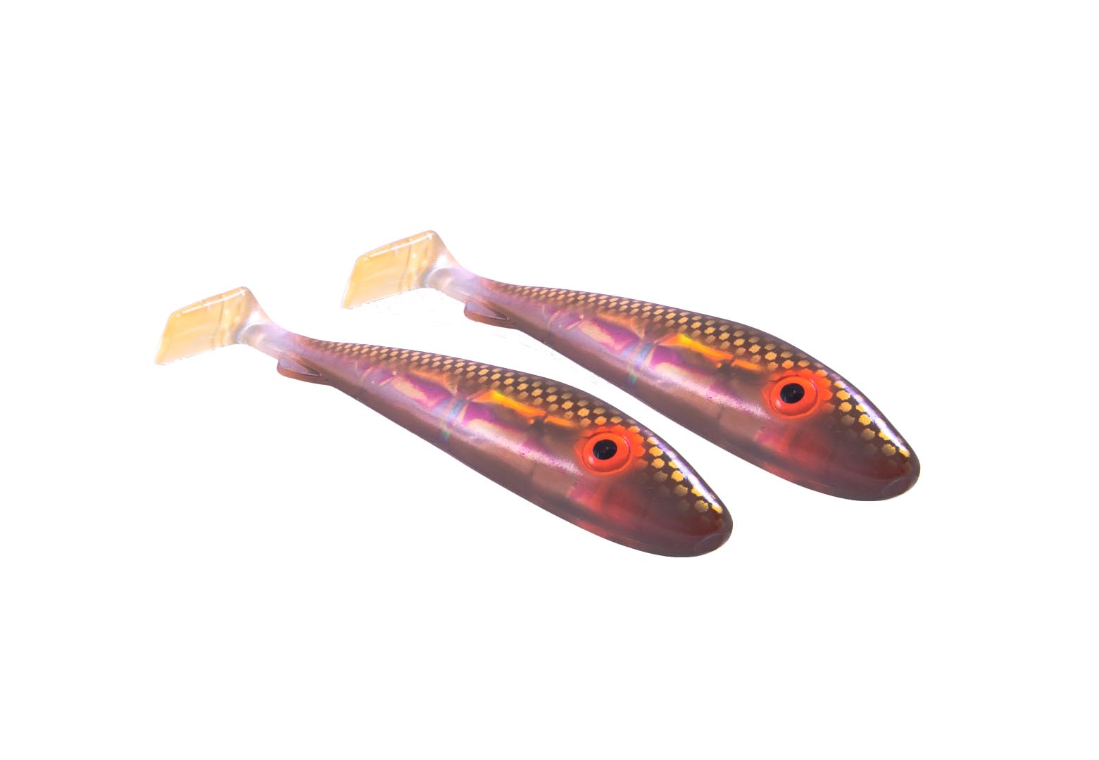 Svartzonker UV Series McRubber Jr Brown Back UV Shad 17cm (47g) (2 Sztuki)