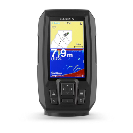 Garmin Striker Plus 4 z dwuwiązkowym przetwornikiem