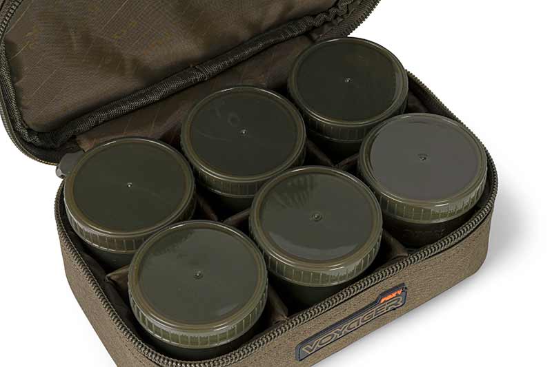 Fox Voyager 8 Pot Hookbait Case (z 8 słoiczkami)