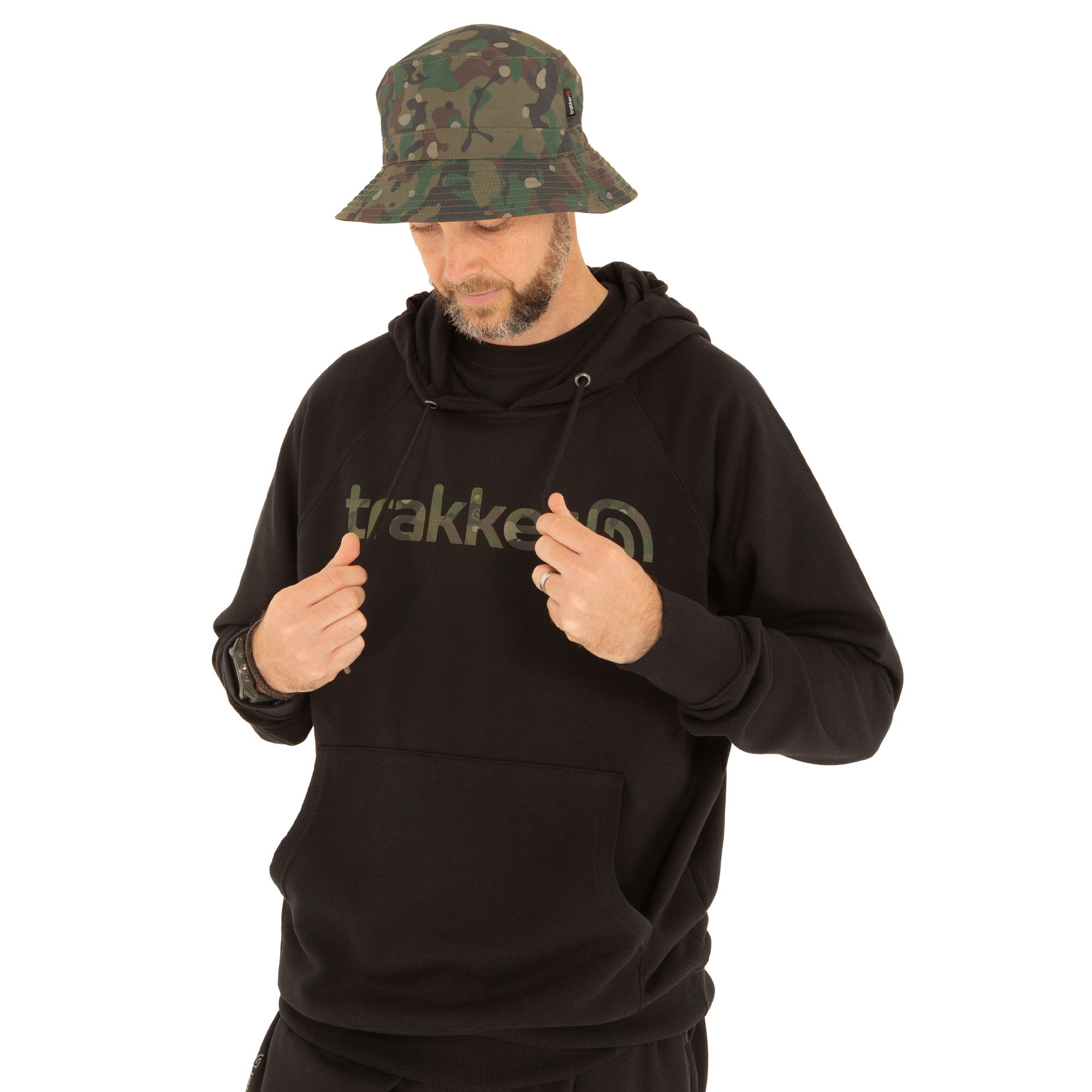 Bluza Wędkarska Trakker CR Logo Hoody Black Camo