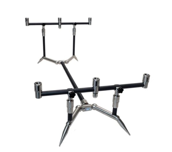 Rod Pod Summit Tackle Low Pro Adjustable Pod 3 Rod Black Edition