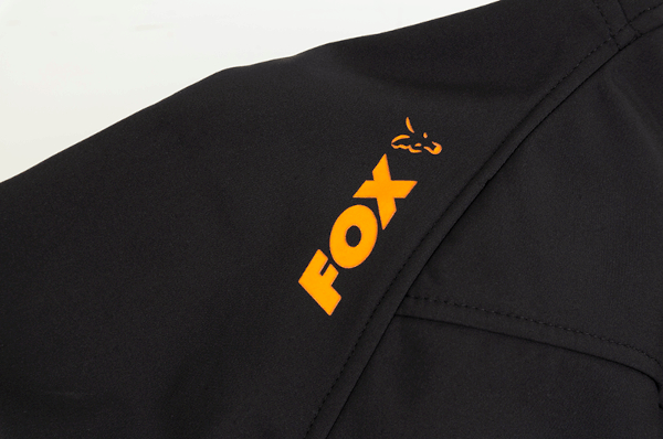 Fox Collection Black/Orange Shell Hoody