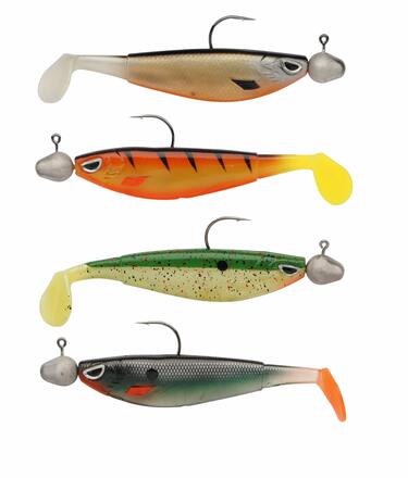 Berkley Sick Flanker Pre-Rigged Bismuth Shad 10cm (4 sztuki)