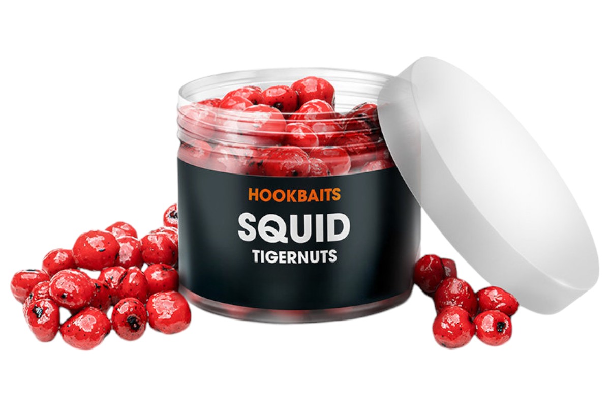 Kolorowe Orzechy Tygrysie Tijgernotenkopen Hookbaits (100g) - Squid