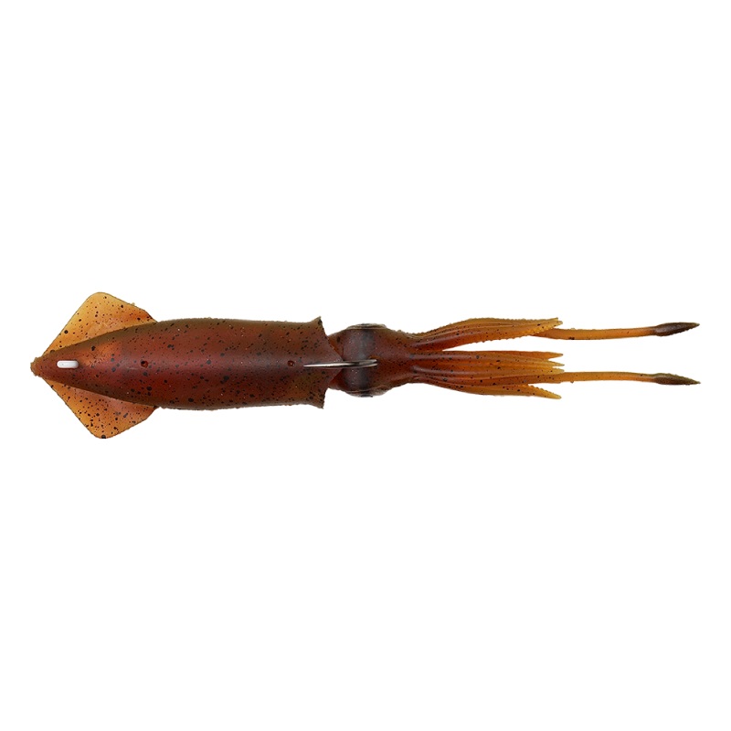Savage Gear 3D TPE Swim Squid 12,5cm 25gr Sinking (2 sztuki) - Red/Brown