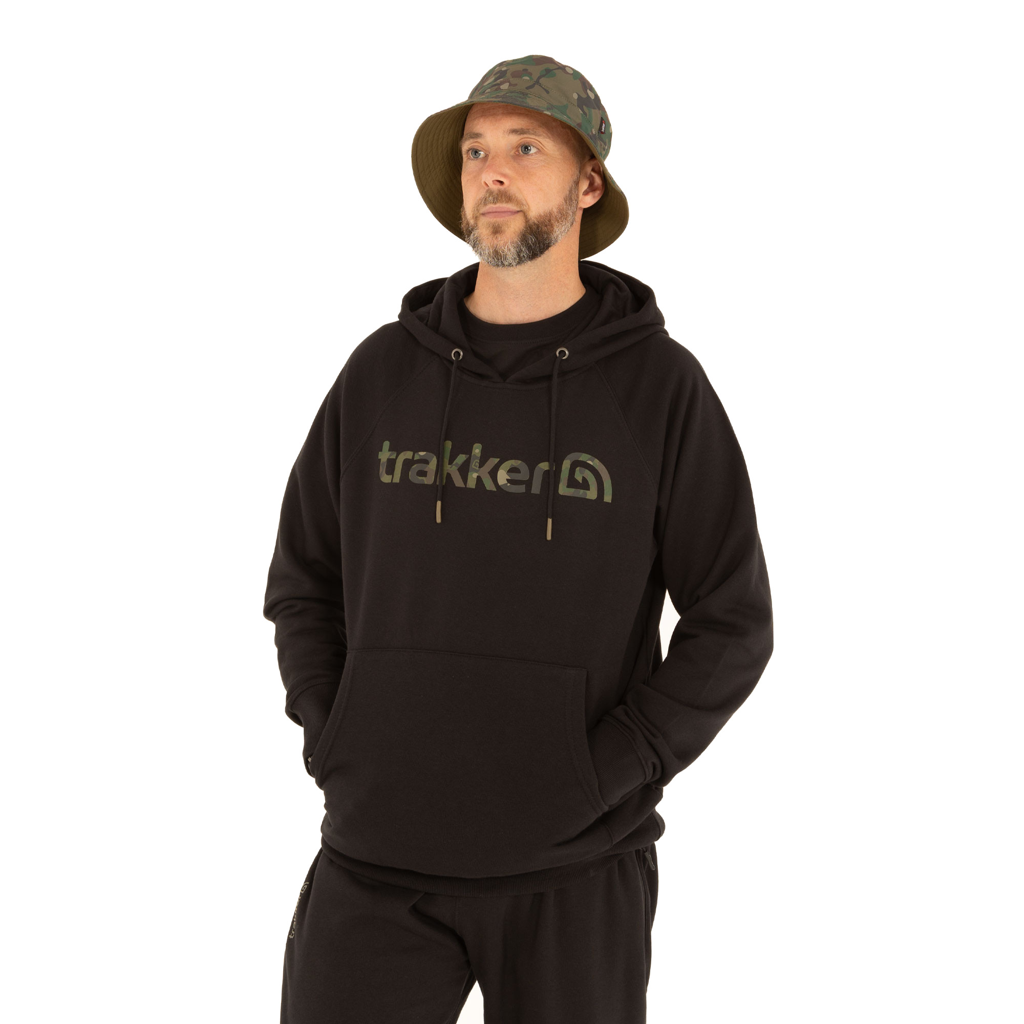 Bluza Wędkarska Trakker CR Logo Hoody Black Camo