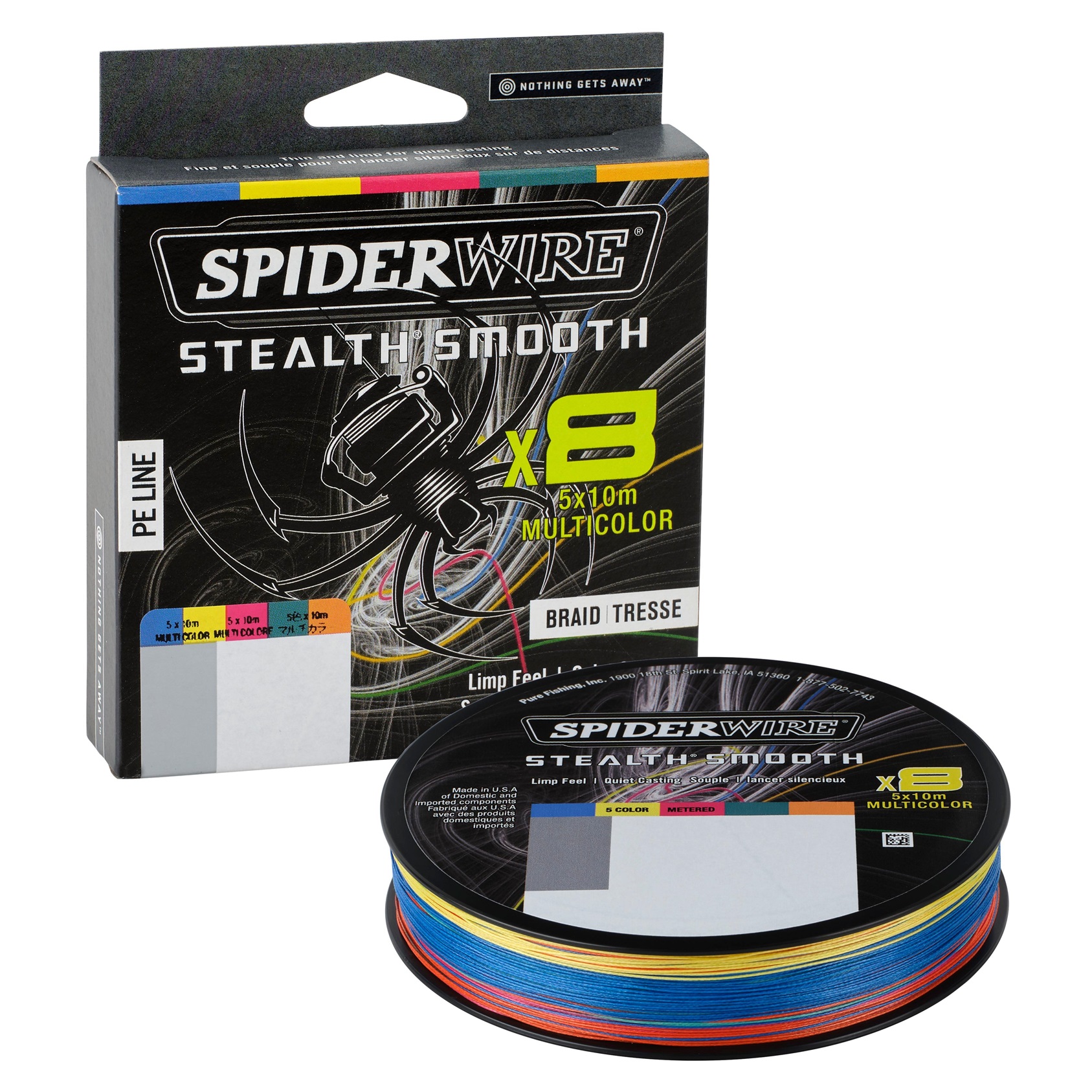 Plecionka Spiderwire Stealth Smooth 8 Braid Multicolor (300m)