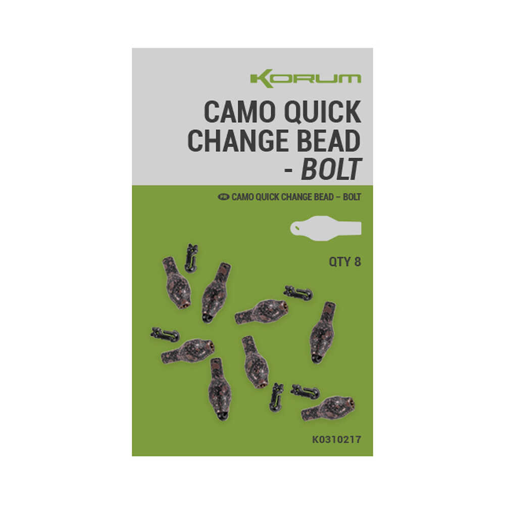 Korum Camo Quick Change Bead Bolt (8 sztuk)