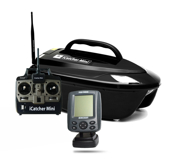 BearCreeks iCatcher Mini 2.4 Baitboat + Fishfinder