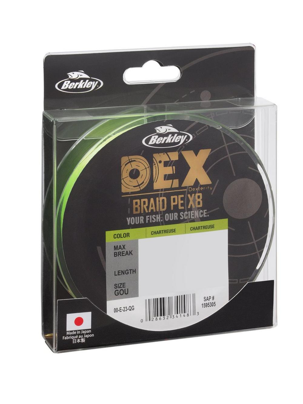 Plecionka Berkley Dex X8 Pe Chartreuse (150m)