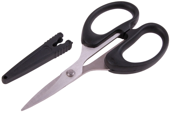 Pudełko Carp Tacklebox, pełne świetnych produktów dla karpiarzy! - Ultimate Sharp Scissors