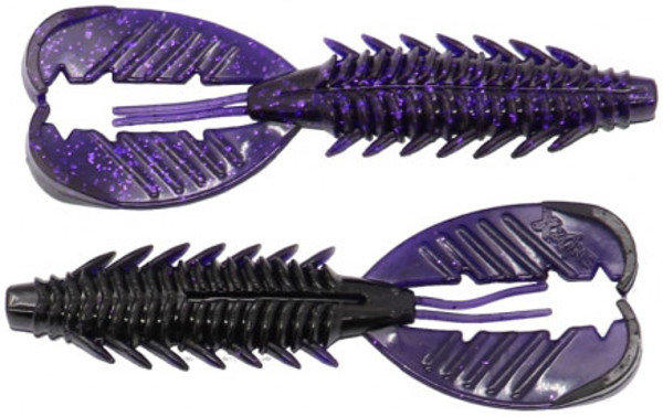 X Zone Adrenaline Craw 11cm, 6 sztuk! - Purple Shadow