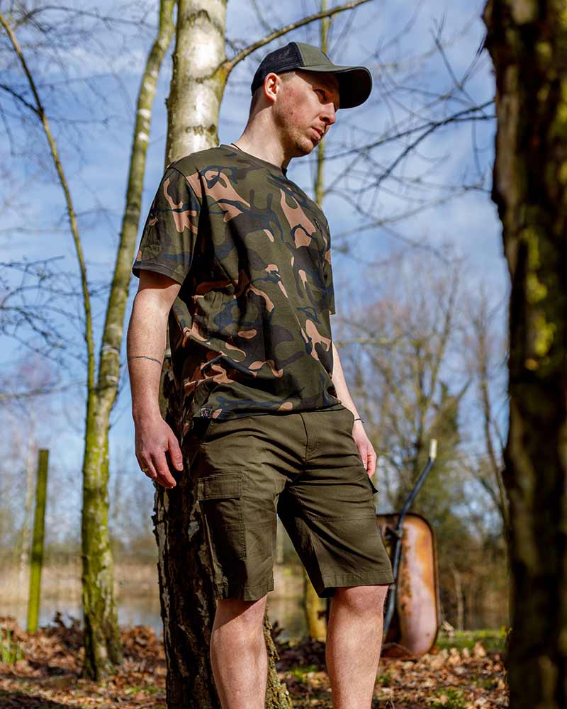 Spodenki Wędkarskie Fox LW Khaki Combat Short