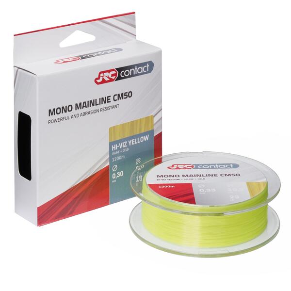 Żyłka Wędkarska JRC Contact CM50 Nylon Hi-Viz Yellow 1200m