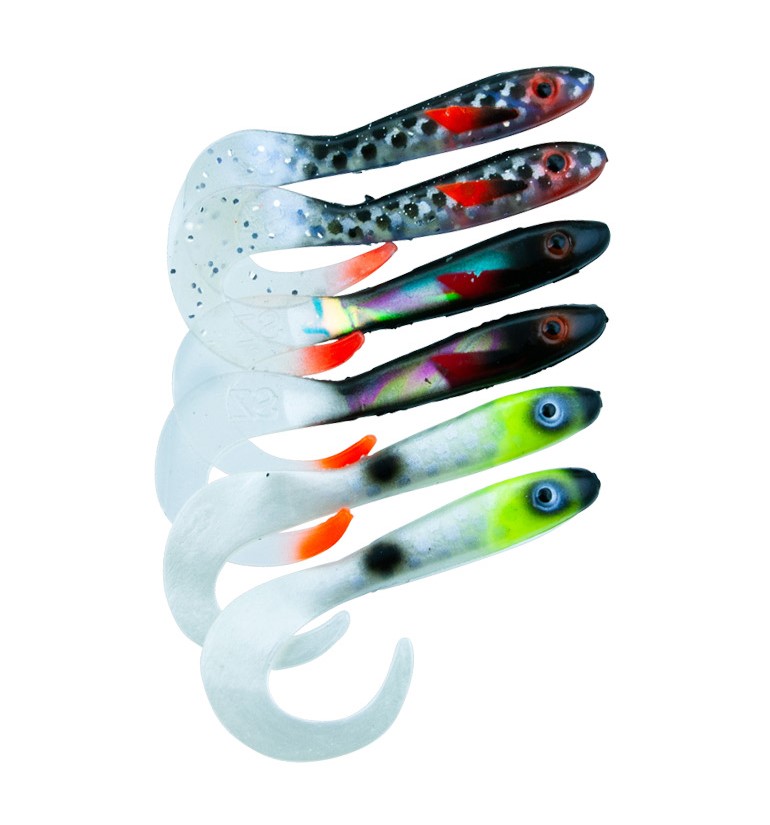 Svartzonker McRubber Tail Shad 11cm Mix Overcast (6 sztuk)