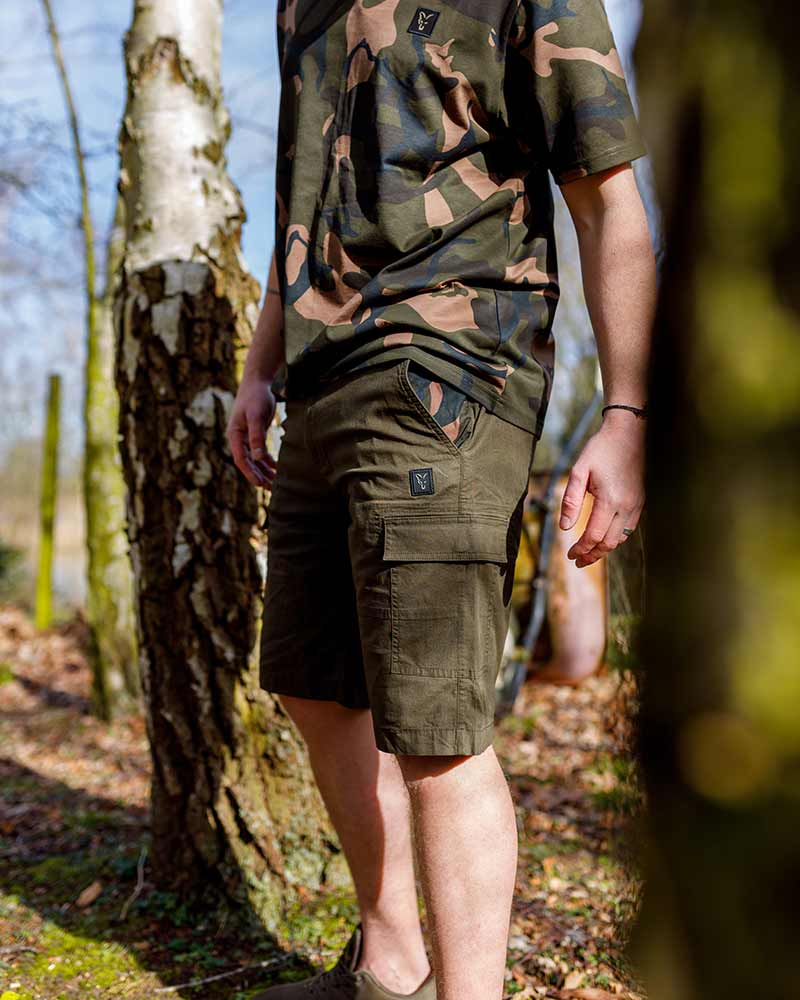 Spodenki Wędkarskie Fox LW Khaki Combat Short