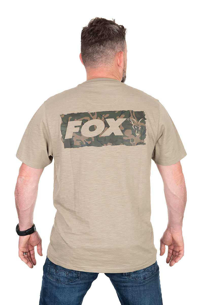 Fox LTD LW Khaki Large Print T-Shirt