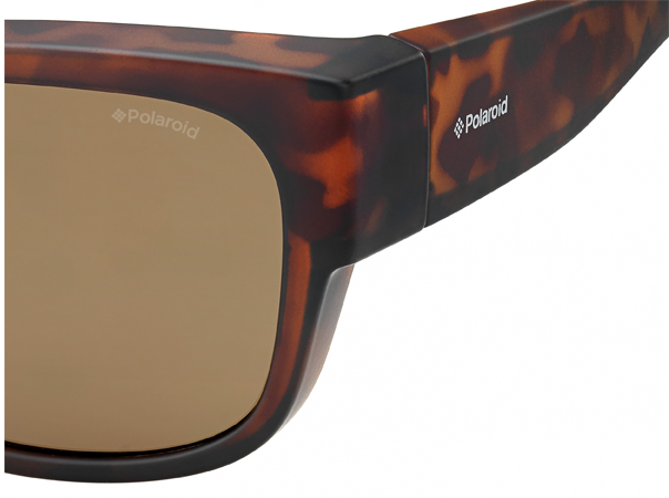 Polaroid PLD 9003/S Suncover Okulary nakładane na korekcyjne - Havana frame / brown glasses