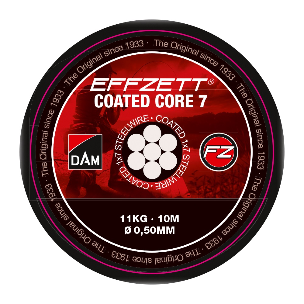 Dam Effzett Coated Core49 Steeltrace 10m Brown