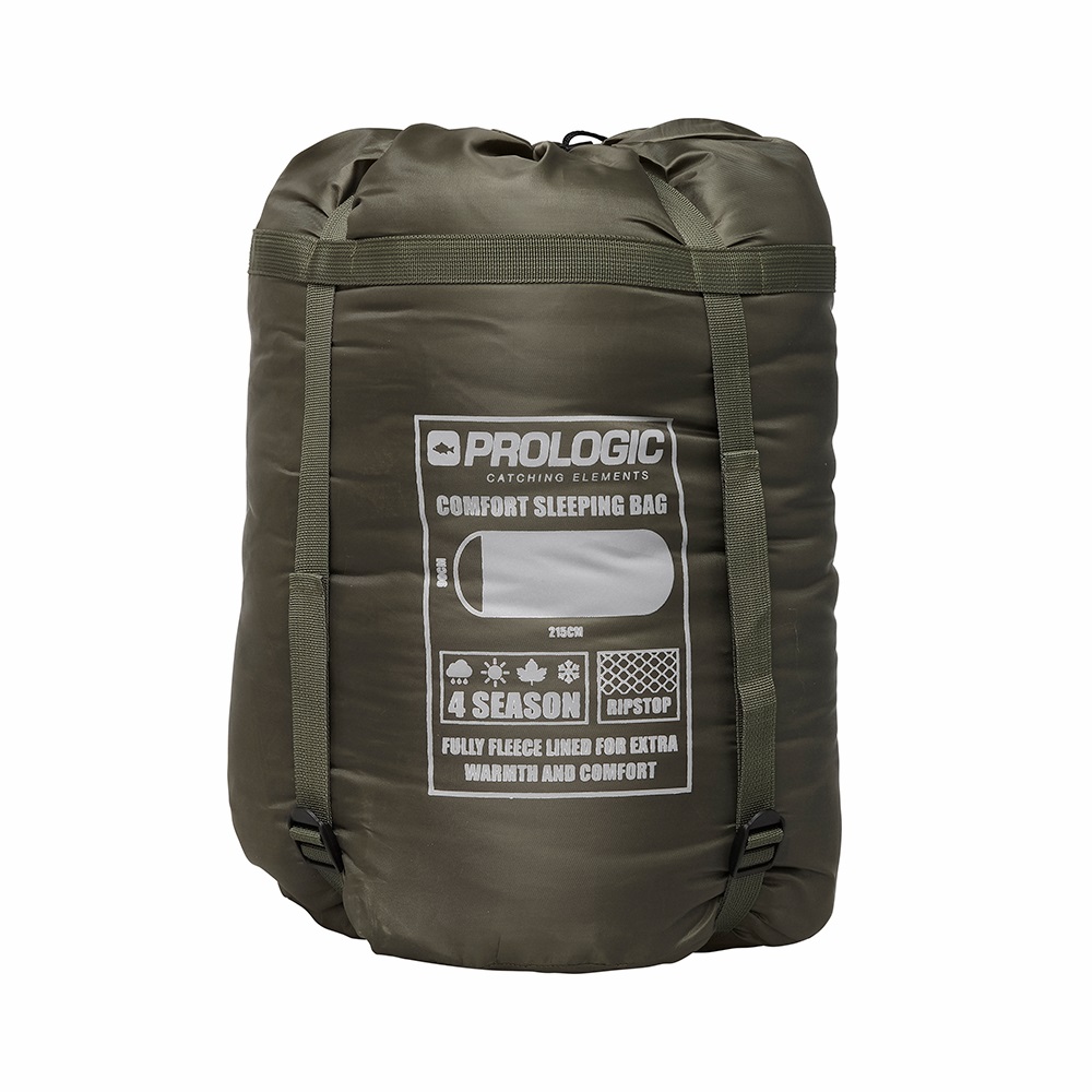 Prologic Element Comfort Sleeping Bag 4 Season 215 x 90cm (Incl. Carry Sack)