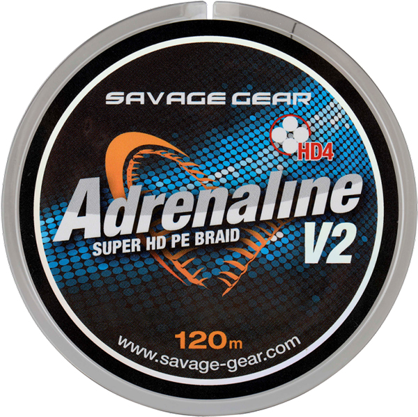 Savage Gear MPP2 Light Spin & Dropshot Set - Savage Gear HD4 Adrenaline V2 120m 0.08mm 4.5kg, Grey