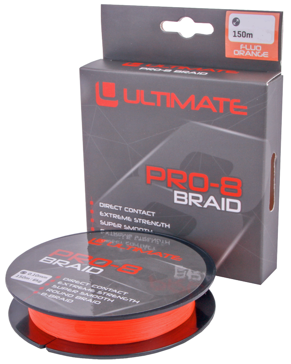Ultimate Seabass Slayer Set - Ultimate Pro-8 Braid, Fluo Orange