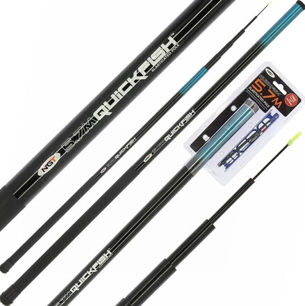 Tyczka NGT Quickfish Combo Elasticated 5.7m (z Przyponem i Wypychaczem)