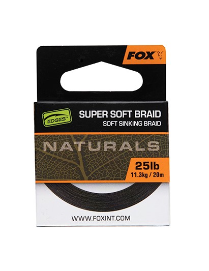 Materiał Przyponowy Fox Edges Naturals Soft Braid Hooklength (20m)