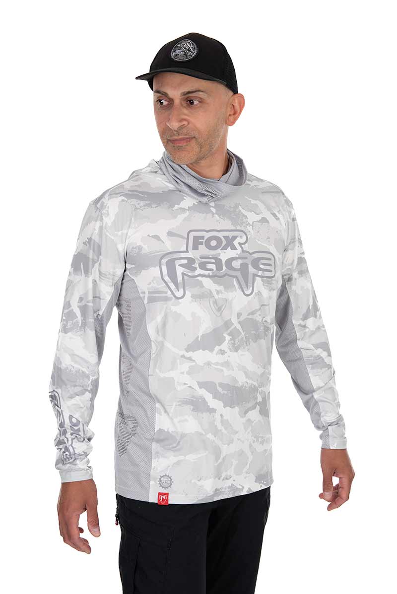 Fox Rage UV Hooded Light Cam Top Hoodie