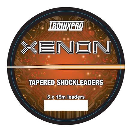 Tronixpro Xenon Tapered Leaders Orange 15m (5 sztuk)