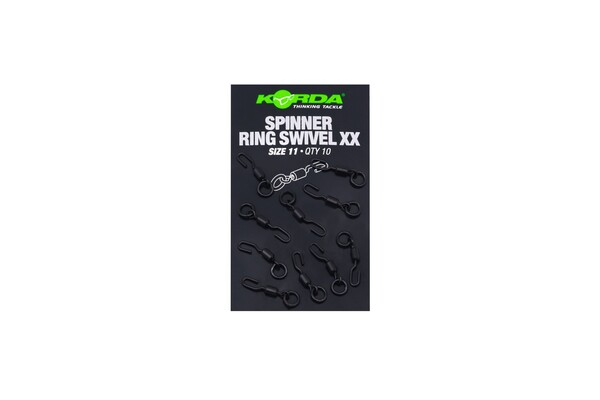 Korda Spinner Ring Swivel size 11, 10 sztuk!