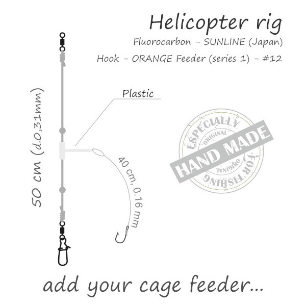 Life-Orange Feeder Rig Helicopter