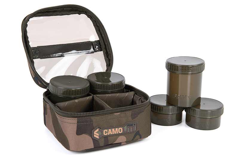 Fox Camolite 6 Pot Hookbait Case (Incl. 6 Pojemników)