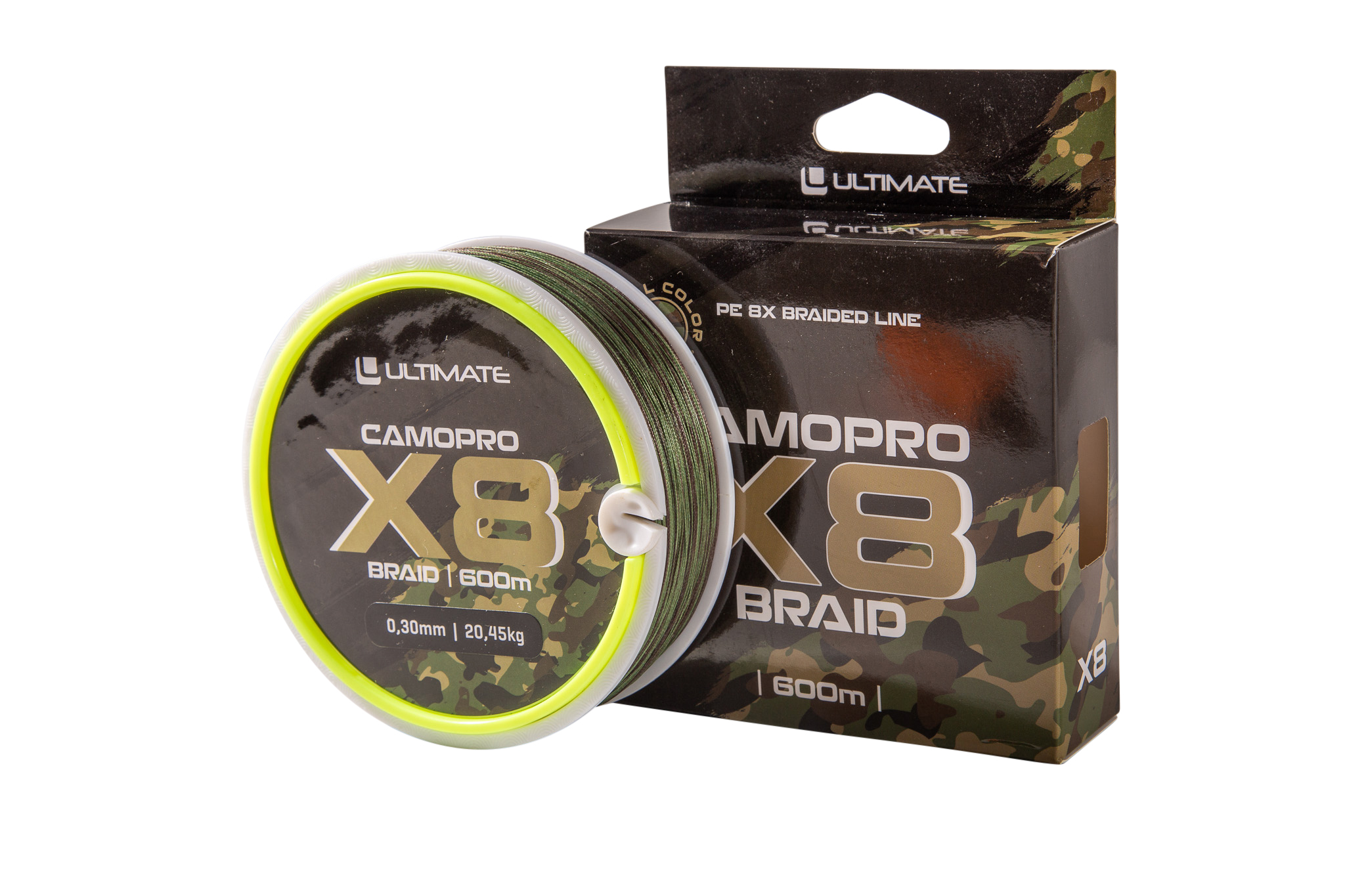 Plecionka Karpiowa Ultimate Camopro X8 Braid (600m)