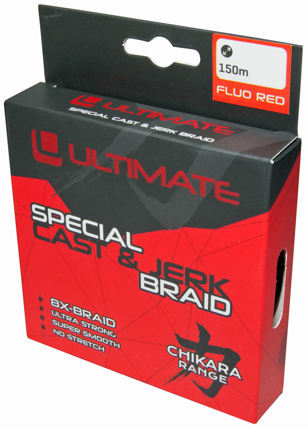 Ultimate Special Cast & Jerk Braid Fluo Red