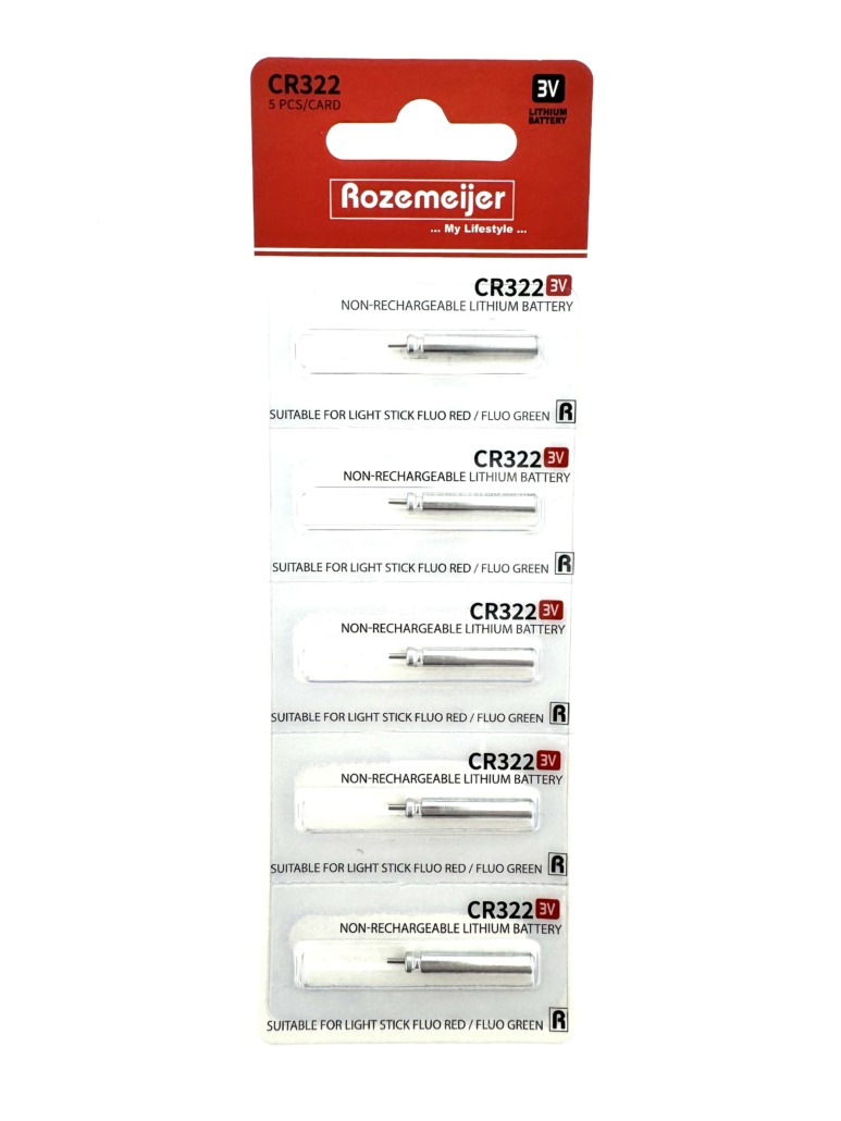 Zestaw Baterii Rozemeijer CR322 Lithium Light Stick Battery Pack (5szt) (Nie Ładowalne)