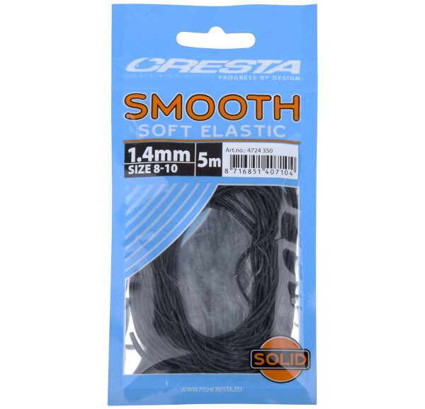 Cresta Smooth Soft Elastic - Black