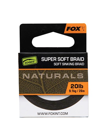 Materiał Przyponowy Fox Edges Naturals Soft Braid Hooklength (20m)