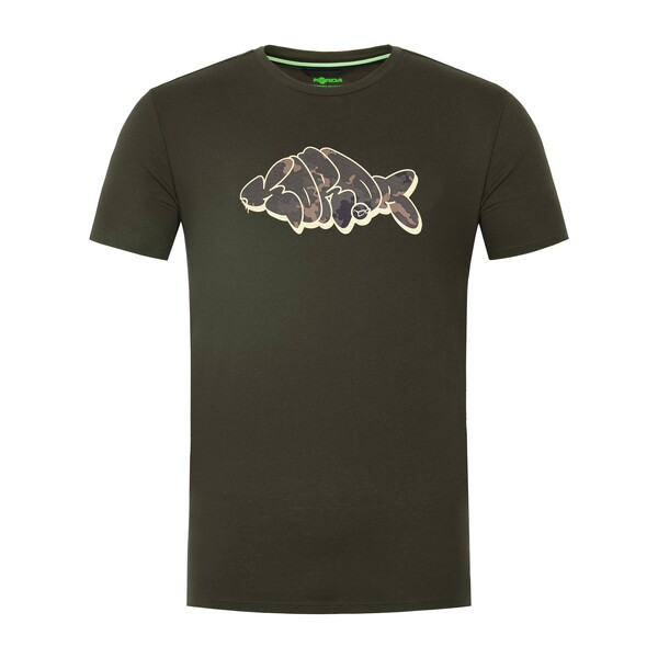 Korda Outline Tee Dark Olive T-Shirt